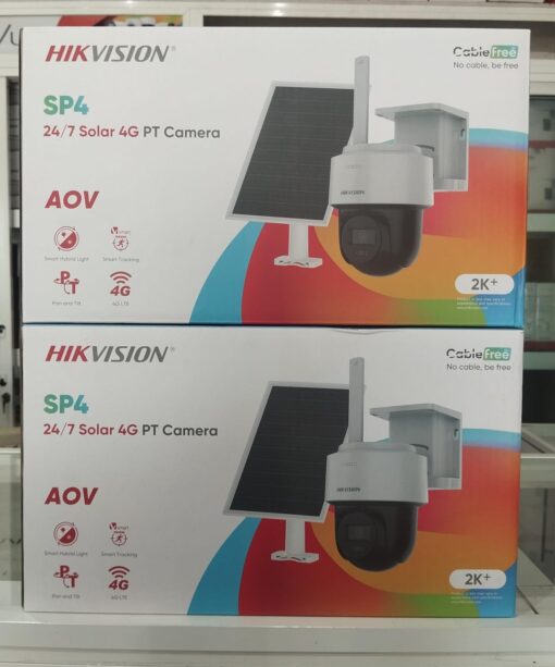 Premium DS-2CFSP4/4G Solar 4G PT Camera – Reliable 4MP Security